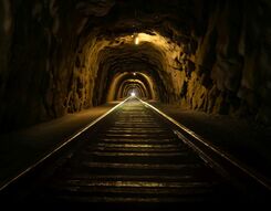 Фотообои Подземный тоннель