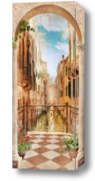 Картина улочки венеции