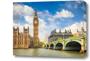 Картина Мост и Биг Бен в Лондоне