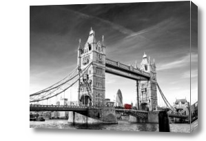 Картина Чёрно белый мост в Лондоне